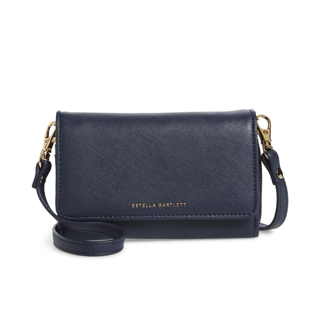 Estella Bartlett Crossbody Wallet Bag in Navy
